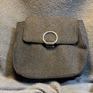 Avon Gray Mini Bag with Silver Ring